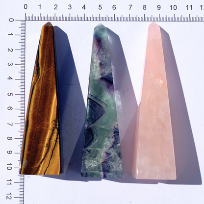 Quartz, Rose Obelisks