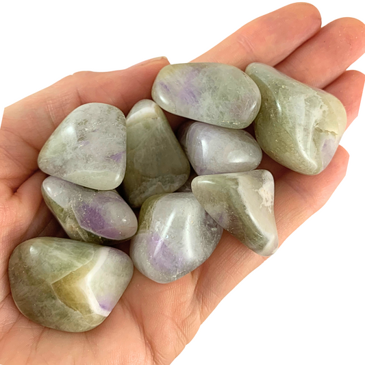 Amegreen Rounded Free Form Tumbled Stones