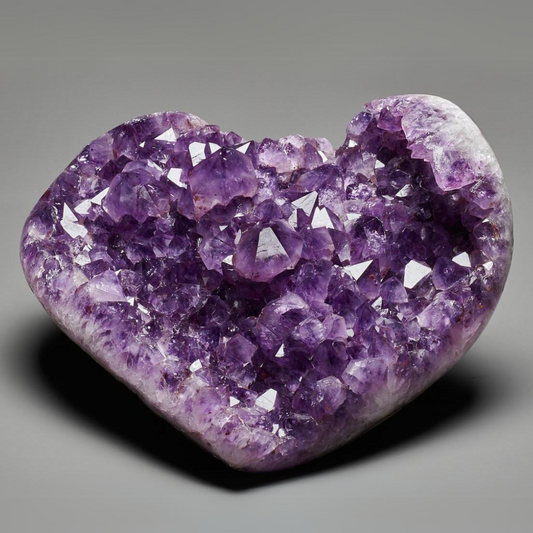 Large Amethyst Heart