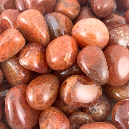 Agate, Fire Tumbled Stones