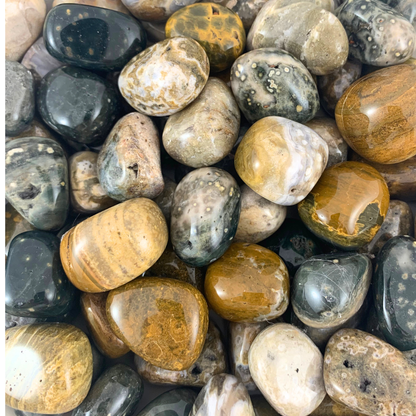 Jasper, Ocean Tumbled Stones