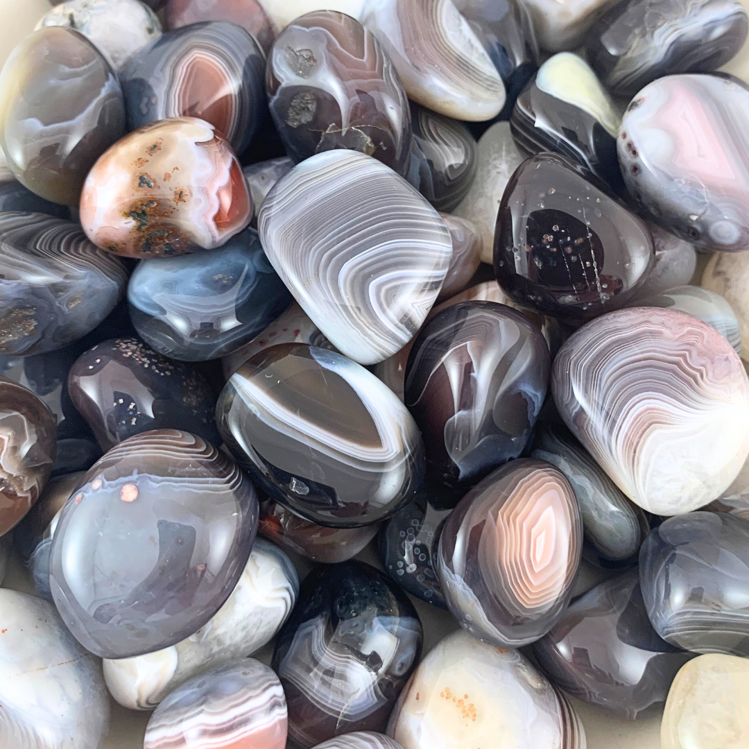 Agate, Botswana Tumbled Stones