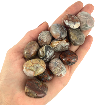 Agate, Crazy Lace Tumbled Stones