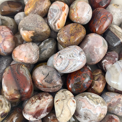 Agate, Crazy Lace Tumbled Stones