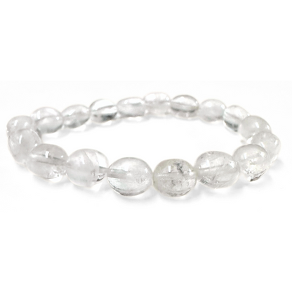 Quartz, Clear Tumbled Stone Bracelet