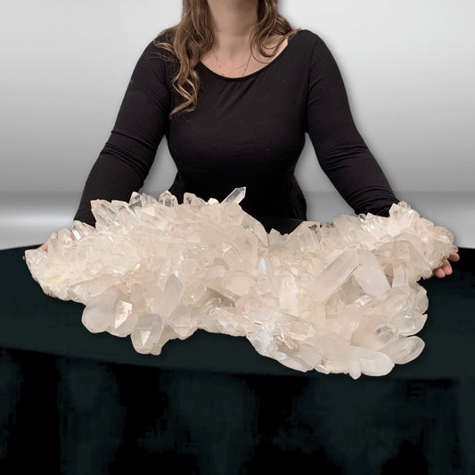 Extra Large Clear Quartz Cluster
