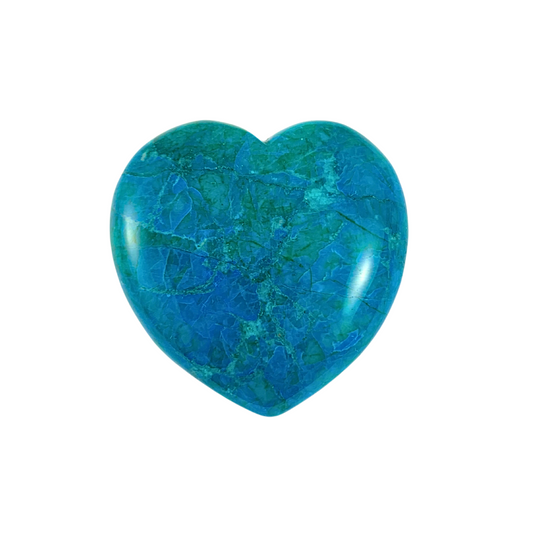 Howlite, Chrysocolla Hearts