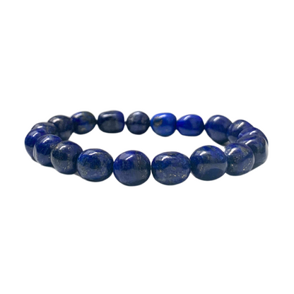 Lapis Lazuli Tumbled Stone Bracelet - AA Grade