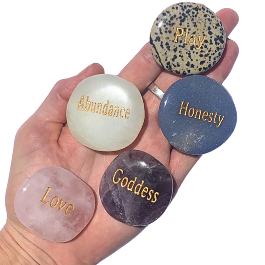 Gemstones with Words