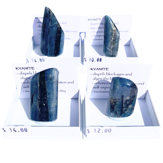 Kyanite Mineral Specimens - Boxed starting from $10