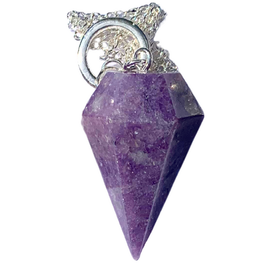 Lepidolite Pendulum
