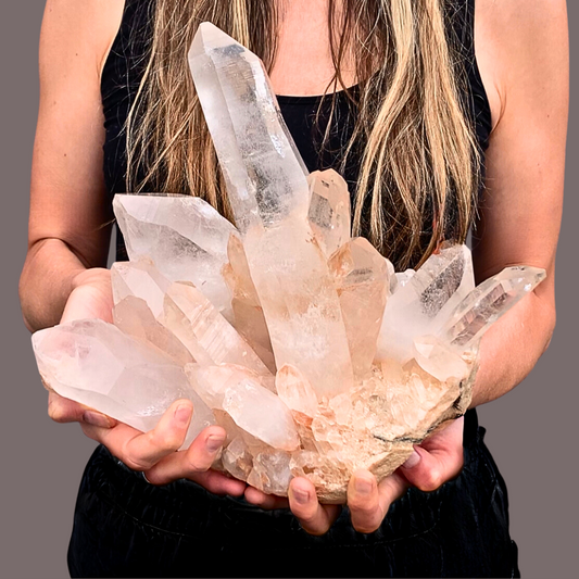 Large Samadhi Quartz Cluster