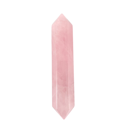 Quartz, Rose Wands - Double Terminated - Small