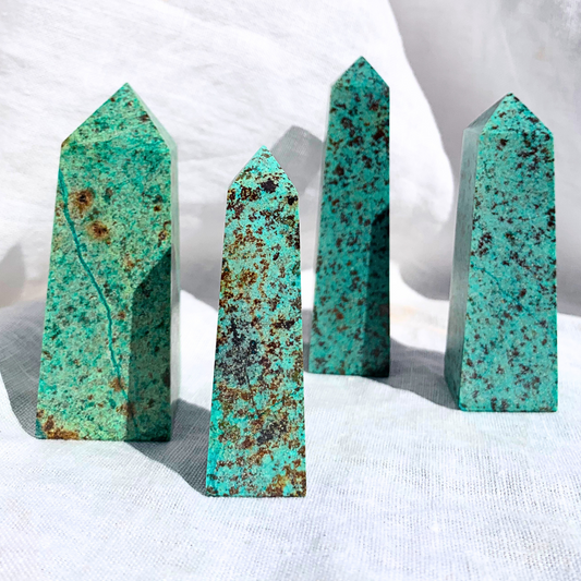 Chrysocolla Obelisks -$270kg