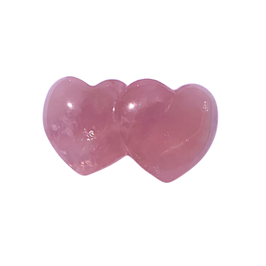 Quartz, Rose DUO Hearts - 40mm
