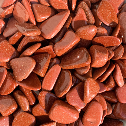 Goldstone Tumbled Stones Free Form