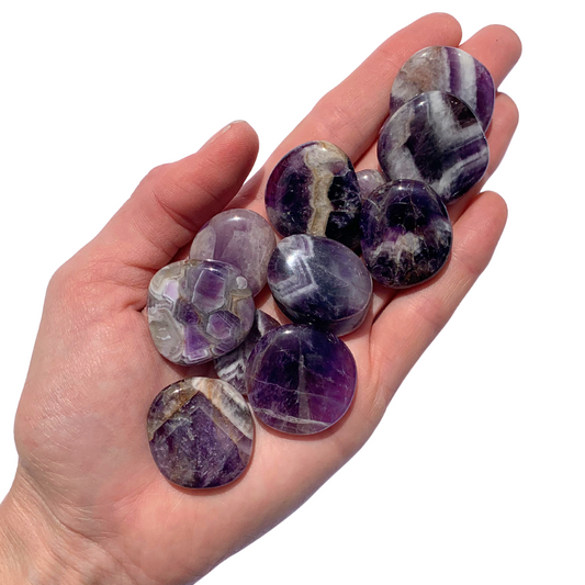 Amethyst, Chevron Flatstones (Bra Buddies)