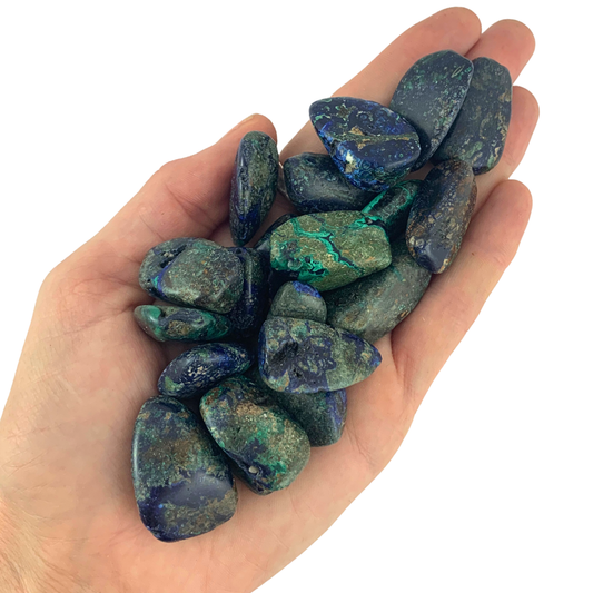 Azurite Malachite, Natural Tumbled Stones - Free Form