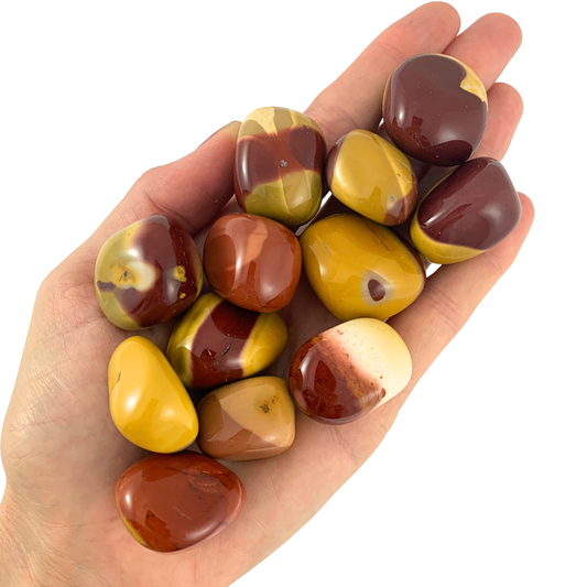 Mookaite Tumbled Stones - A+ Grade