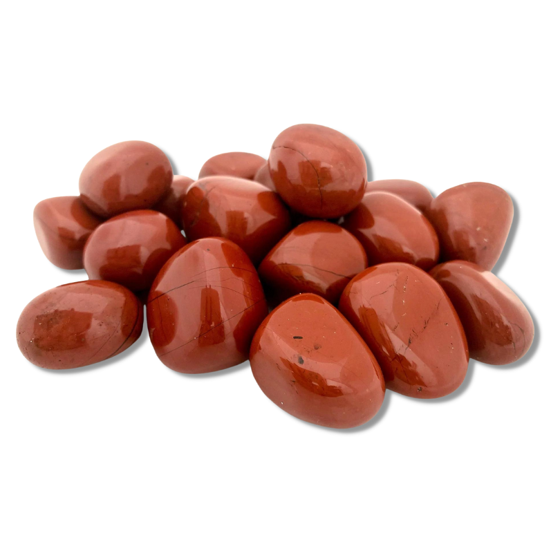 Jasper, Red Tumbled Stones – Cosmic Crystals