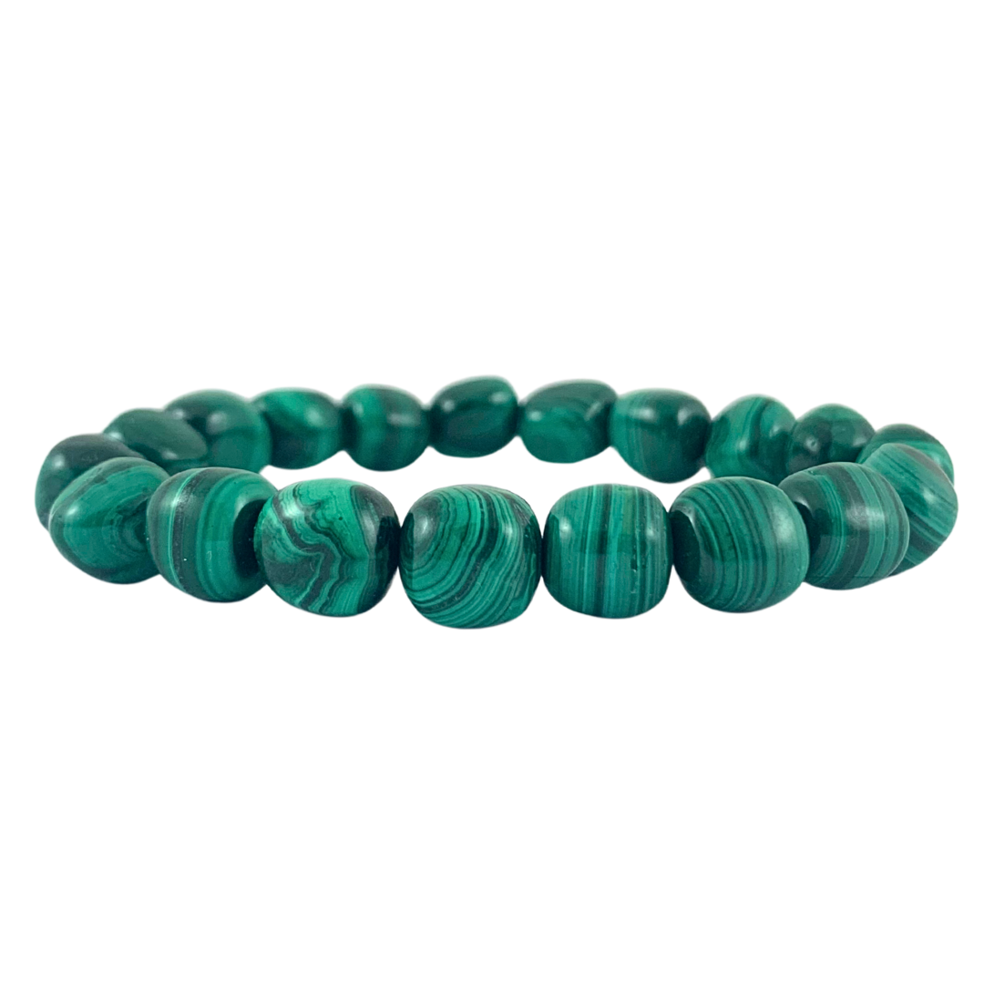 Malachite Tumbled Stone Bracelets