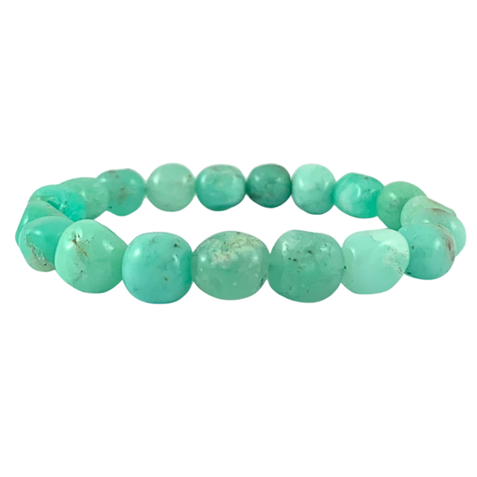 Chrysoprase Tumbled Stone Bracelets - AA Grade