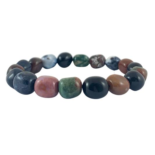 Sardonyx Tumbled Stone Bracelet