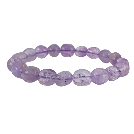 Amethyst Tumbled Stone Bracelet