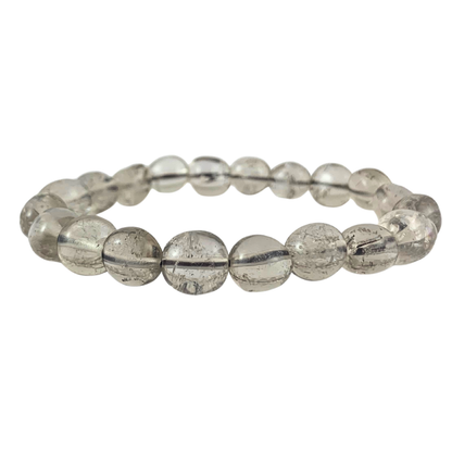 Quartz, Smokey Tumbled Stone Bracelet