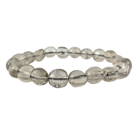 Quartz, Smokey Tumbled Stone Bracelet