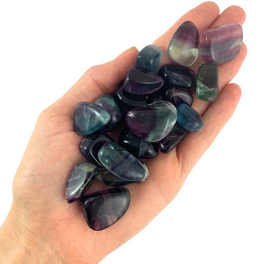 Fluorite, Rainbow Tumbled Stones